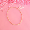 Beaded Blondes Olive Beaded Necklace Gold