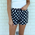 LULU MAC Polka Dot Black Boxer Shorts