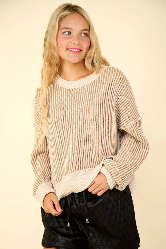 Polyester Knit Sweater